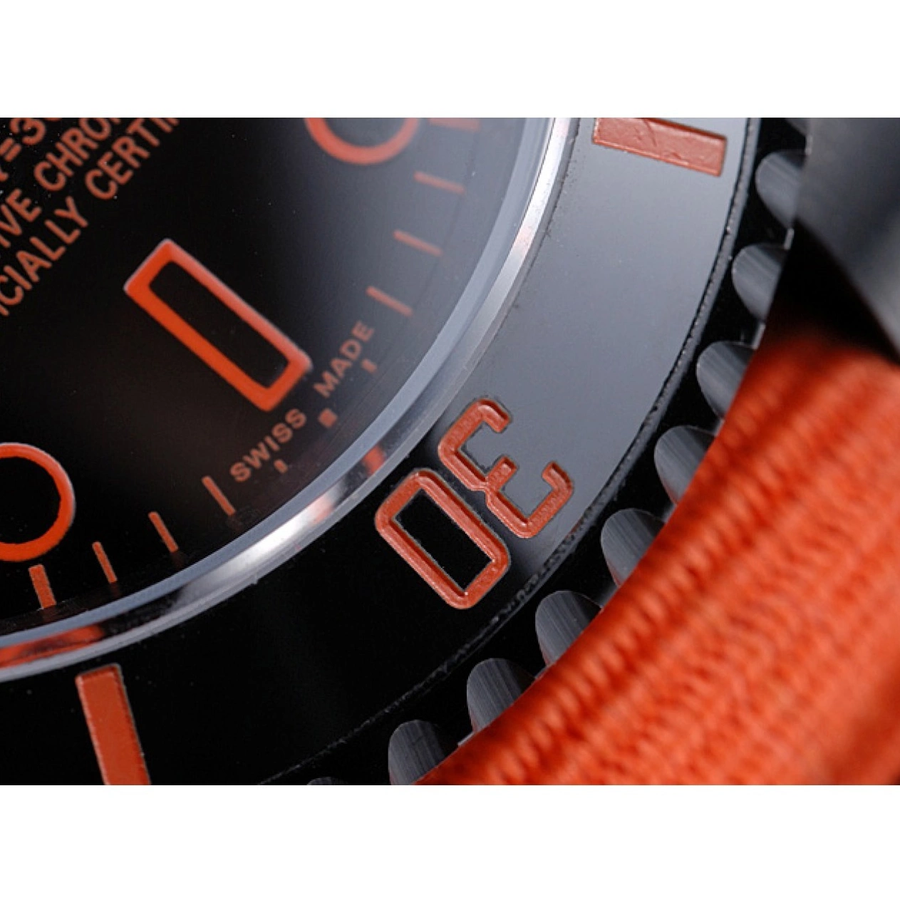 Aaa replica watch Stealth 622011 Nylon Orange Strap Submariner Rolex 0514